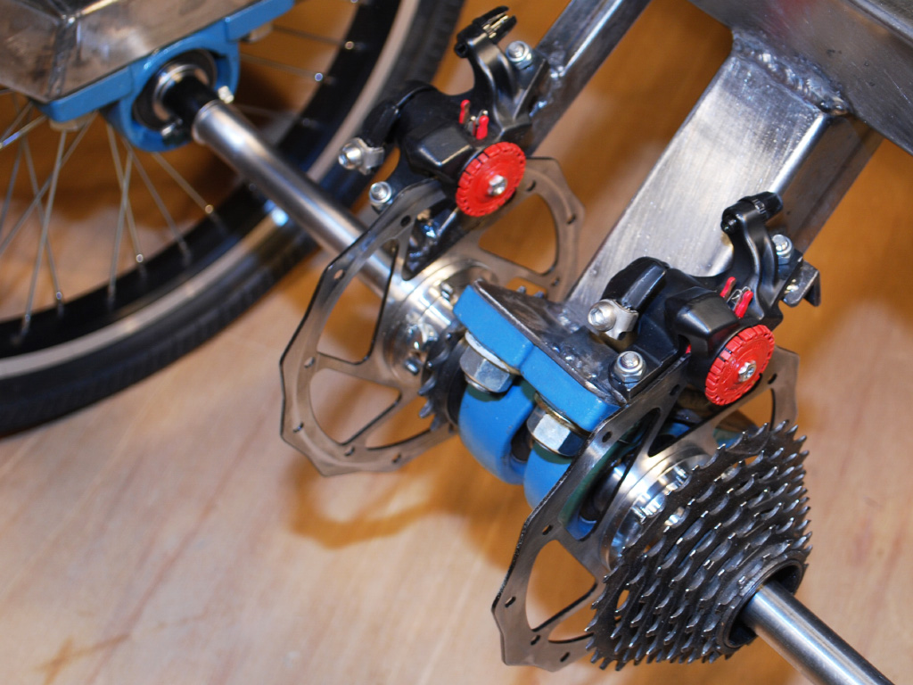 LodeRunner Utility Trike - rear disc brakes